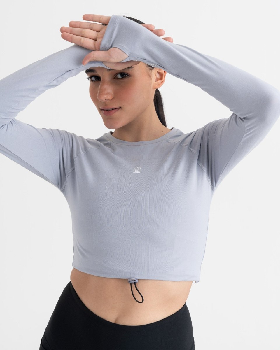 Zen Full-Sleeve Crop Top