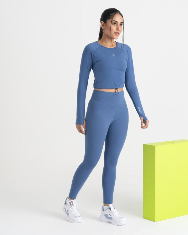 Zen Full-Sleeve Crop Top