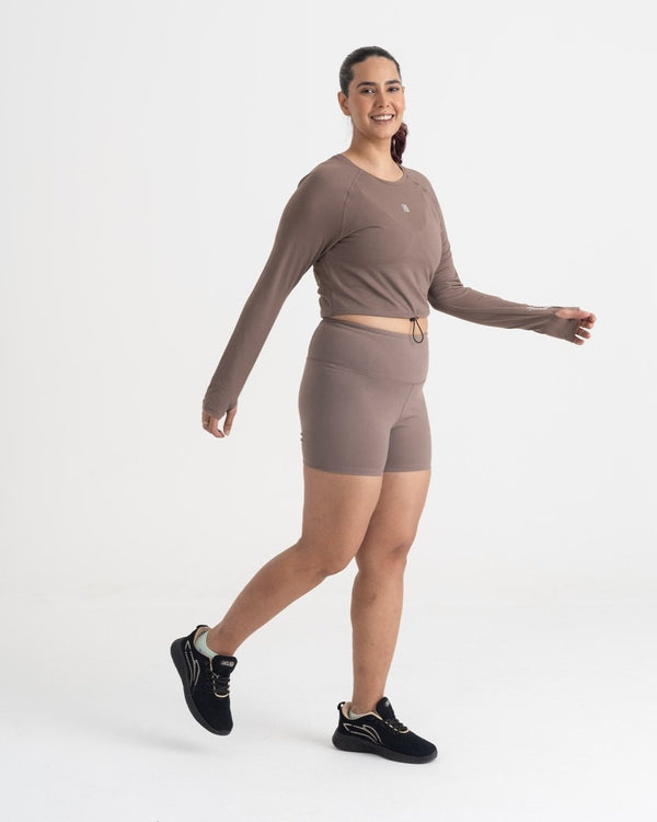 Zen Full-Sleeve Crop Top