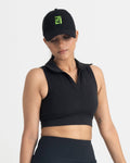 Zen Polo-Neck 2-in-1 Crop Top