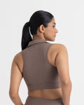 Zen Polo-Neck 2-in-1 Crop Top
