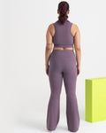 Zen Polo-Neck 2-in-1 Crop Top
