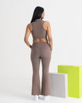 Zen Polo-Neck 2-in-1 Crop Top