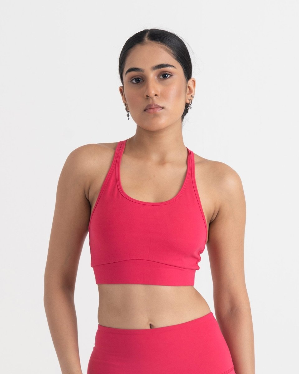 Zen Padded Sports Bra - Round Neck