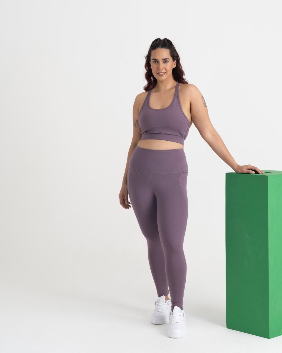 Zen Padded Sports Bra - Round Neck