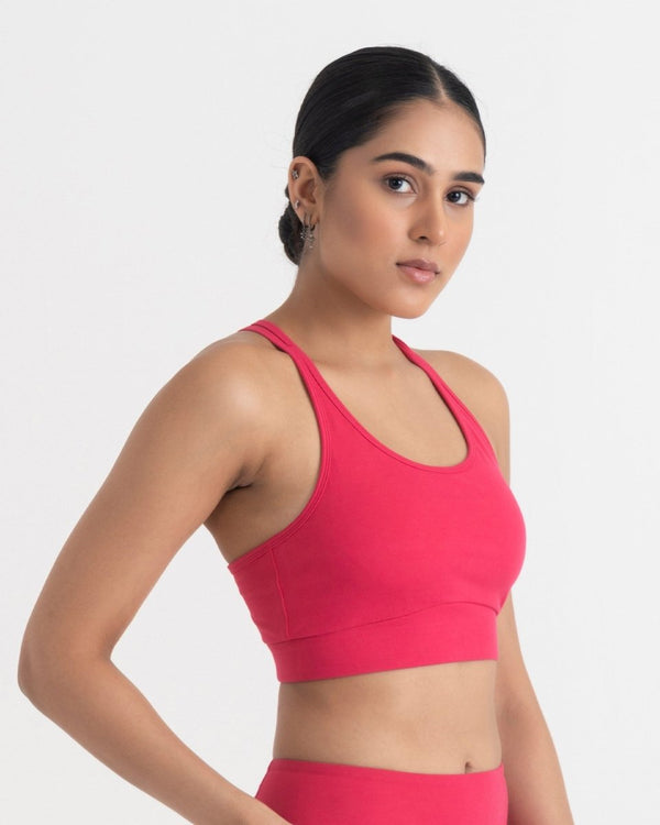 Zen Padded Sports Bra - Round Neck