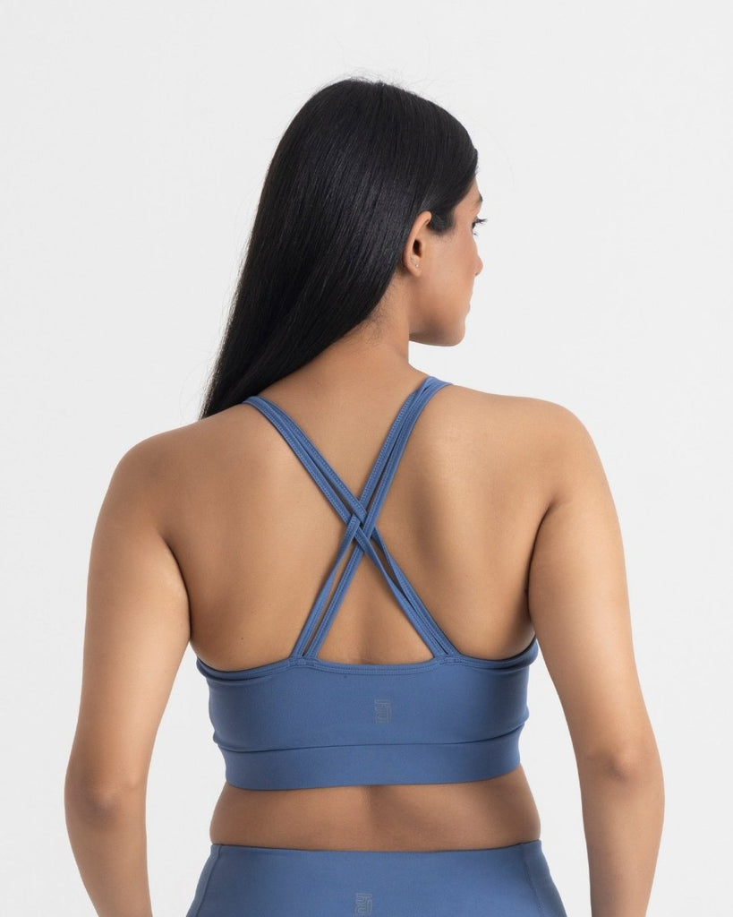 Hunnit Zen Padded Sports Bra - Round Neck Zen Round-Neck Sports Bra