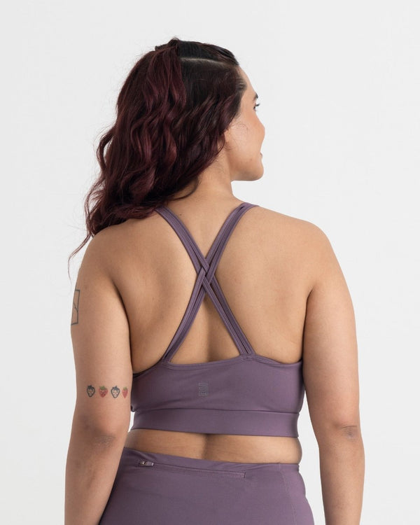 Zen Padded Sports Bra - Round Neck