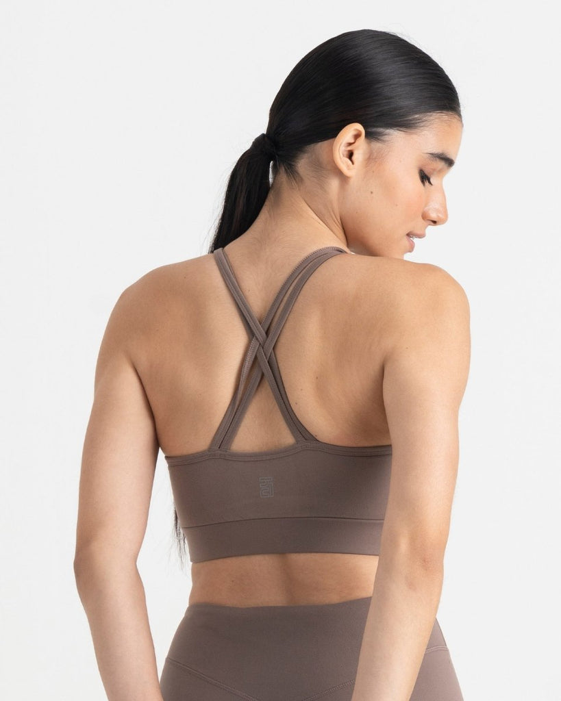 Hunnit Zen Padded Sports Bra - Round Neck Zen Round-Neck Sports Bra