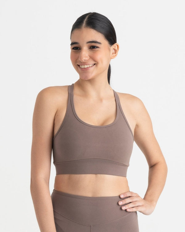 Zen Padded Sports Bra - Round Neck