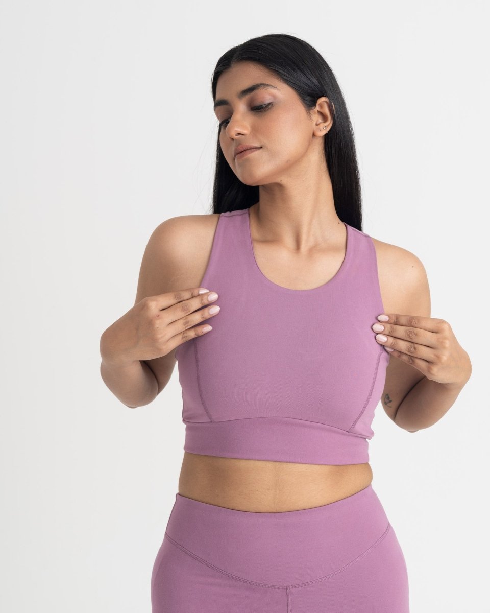 Zen Seamless Leggings and 2-in-1 Crop Top Co-ord Set