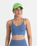 Zen Seamless Leggings and Padded V Neck Sports Bra Co-ord Set