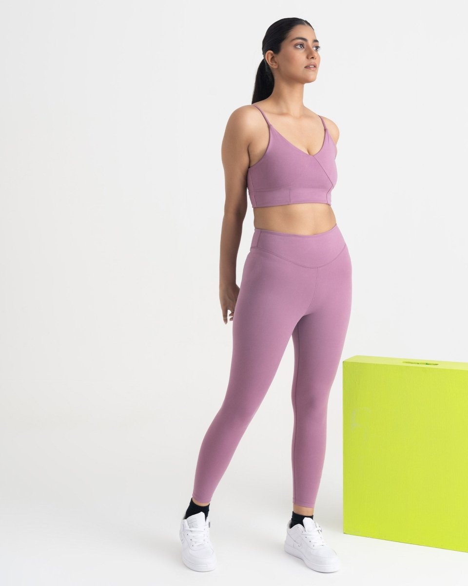 Zen Padded Sports Bra - V Neck