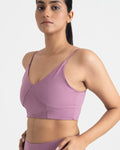 Zen Padded Sports Bra - V Neck