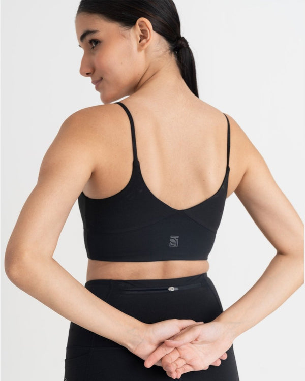 Zen Padded Sports Bra - V Neck
